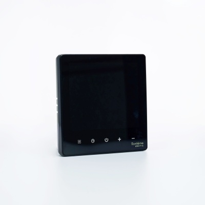 ARTGALLERY ТЕРМОСТАТ программируемый с Wi-Fi для электрического теплого пола, 16 А, моноблочный, ЧЕРНЫЙ