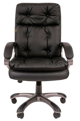 Кресло Офисное кресло Chairman 442 экопремиум черный (черный пластик) (7127984)