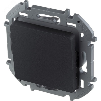 Legrand 673653 Переключатель одноклавишный - INSPIRIA - 10 AX - 250 В~ - антрацит