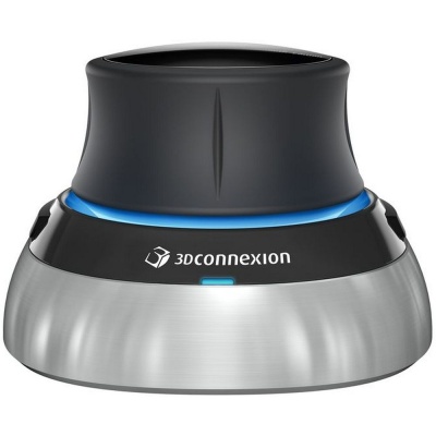 Мышь беспроводная 3DConnexion SpaceMouse Wireless (3DX-700115) черный/серебристый, радиоканал, Bluetooth, USB, кнопки - 2