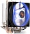 Exegate EX286297RUS Кулер ExeGate Wizard EXX200-PWM.BLUE (Al+Copper, 2 тепл.трубки, LGA775/1150/1151/1155/1156/1200/1700/AM2/AM2+/AM3/AM3+/AM4/FM1/FM2/754/939/940, TDP 80W, Fan 90mm, PWM, 800-2400RPM