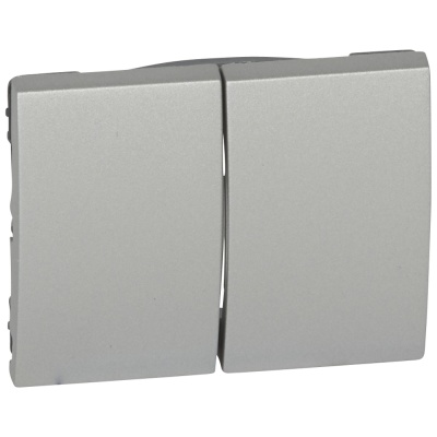 G.Life Лиц. панель д/дв. выкл., aluminium Legrand 771312