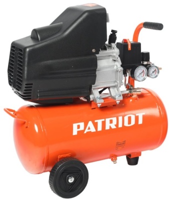 Компрессор поршневой Patriot EURO 24/240 масляный 240л/мин 24л 1500Вт оранжевый