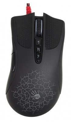 Мышь A4Tech Bloody AL90 Blazing черный лазерная (12000dpi) USB3.0 (8but)