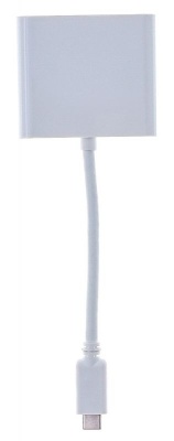 Переходник Buro BHP RET TPC-HDM USB Type-C (m) HDMI (f) USB 3.0 A(f) USB Type-C (f) белый