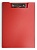 Папка клип-борд Бюрократ -PD602RED A4 пластик 1.2мм красный