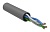 Кабель информационный ITK LC1-C5E02-111-100 кат.5е U/UTP не экранированный 2X2X24AWG PVC внутренний 100м серый
