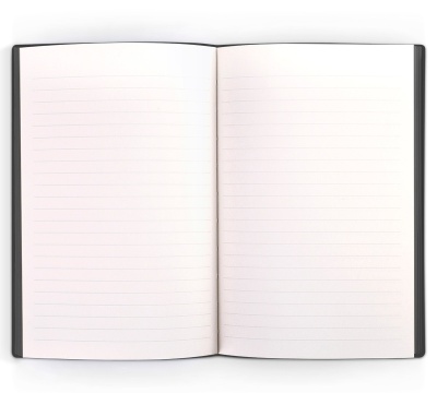 Блокнот Deli 22284BLACK 210х143мм искусст. кожа 96л черный