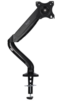 Кронштейн для мониторов ЖК Buro M1 черный 15"-32" макс.9кг крепление к столешнице поворот и наклон