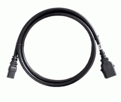 Комплект кабелей (6шт.) SLC14C13-1.0M-6PK, SecureLock locking cable, 1.0M, black, 16AWG, 1 x IEC C-14, 1 x IEC C-13