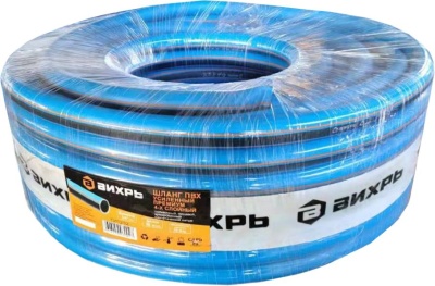 Шланг Вихрь 73/7/2/12 3/4" 50м поливочный армированный голубой/черный