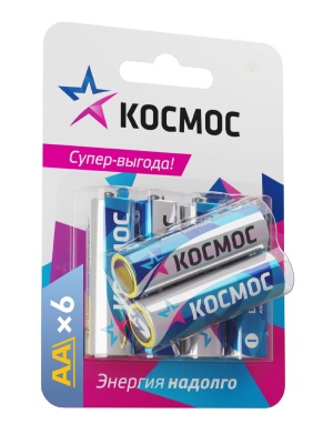 Батарейка LR6 (AA) 1.5V Alkaline 6BL,
