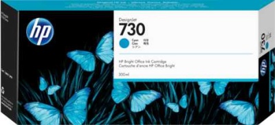 Картридж струйный HP 730 P2V68A голубой (400мл) для HP DJ T1700