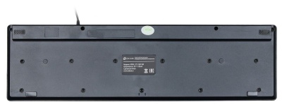 Клавиатура Оклик 500M черный USB slim Multimedia