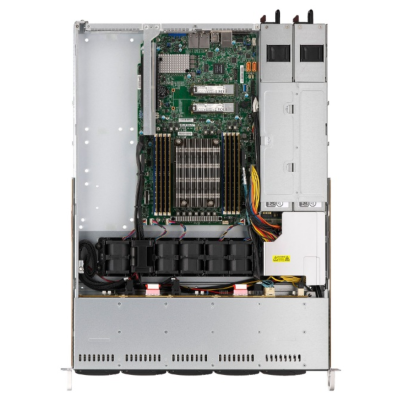Supermicro AS-1114S-WTRT Серверная платформа Supermicro A+ Server 1U Single AMD EPYC™ 7002 Series Processor (8 DIMM DDR4, 10 Hot-swap 2.5" SATA3, 2x 10GBase-T, 2x 500W )
