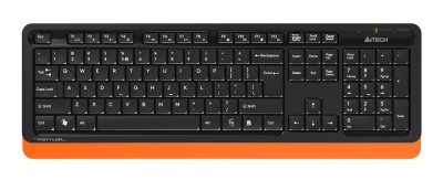 Клавиатура + мышь A4Tech Fstyler FG1010 клав:черный/оранжевый мышь:черный/оранжевый USB беспроводная Multimedia