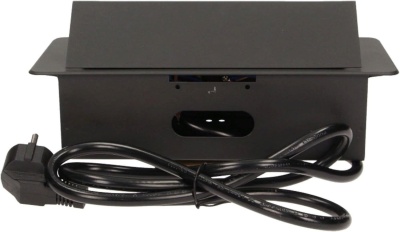 Сетевой разветвитель Premier horizon 3R 1.8м (3 розетки) черный (коробка)