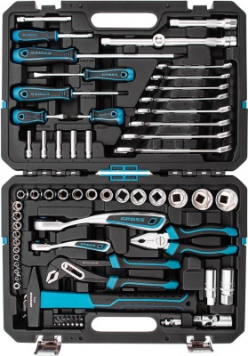 Набор инструментов Gross 14156 76 предметов (жесткий кейс)