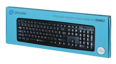 Клавиатура Оклик 90MV2 черный USB