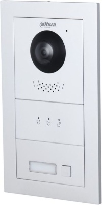 DAHUA DHI-VTO4202F-P-S2 Основной модуль вызывной панели с камерой 2 МП, поддержка ночного видения, микрофон, врезной и накладной монтаж, IK07, IP65, питание DC 12В/PoE
