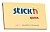 Блок самоклеящийся бумажный Stick`n 21393 76x127мм 100лист. 70г/м2 пастель оранжевый