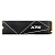 Твердотельный накопитель/ ADATA SSD GAMMIX S70 BLADE, 8000GB, M.2(22x80mm), NVMe, PCIe 4.0 x4, 3D TLC, R/W 7300/6300MB/s, IOPs 750 000/650 000, DRAM buffer 2048MB, TBW 5920, DWPD 0.4, with Heat Spread