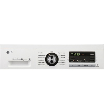 Стиральная машина LG Mega 2 Refresh F1096ND3 класс: A загр.фронтальная макс.:6кг белый