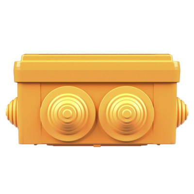 DKC FSB11510 Коробка пластиковая FS с кабельными вводами и клеммниками, IP56,100х100х50мм, 5р, 450V,20A,10мм.кв