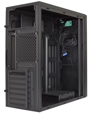 Корпус Miditower ExeGate XP-333U (ATX, без БП, 1*USB+2*USB3.0, аудио, черный)