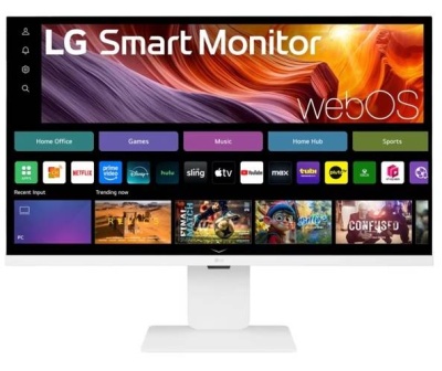 МОНИТОР 31.5" LG 32U850SA-W (IPS, 3840x2160, 5 ms, 60 Hz, 178°/178°, 400 cd/m, 1000:1, +2хHDMI 2.0,+3x USB-C)