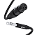 GCR Кабель 7.0m  микрофонный stereo jack 6,35mm / XLR, M/F, черный, AL case черный,  GCR-53440 (GCR-53440)