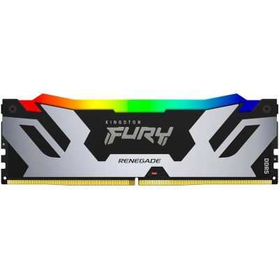 Модуль памяти Kingston 32GB DDR5 7200 FURY Renegade Silver RGB Non-ECC Unbuffered DIMM (Kit 2*16gb) 1RX8 38-44-44 1.45V 288-pin 16Gbit
