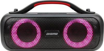 Колонка порт. Digma D-PS1531 черный/черный 40W 2.0 BT 10м 3000mAh (SP1531B)