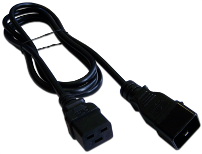 Шнур питания Lanmaster LAN-PP19/20-5.0-BK C19-C20 проводник.:3x1.5мм2 5м 250В 16А (упак.:1шт) черный