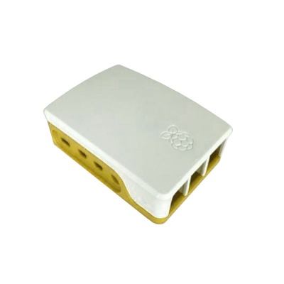 RA600   Корпус ACD  White+Yellow ABS Case for Raspberry 4B