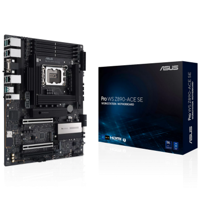 Материнская плата ASUS PRO WS Z890-ACE SE LGA1851 ATX 4хDDR5 3xPCIEx16 4xM.2 Thunderbolt USB-C HDMI 2.5GLAN 10GLAN