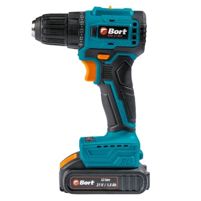 Bort BAB-21-BLK (2X1,5AH) Дрель-шуруповерт аккумуляторная [93413526] { 21 В, 1.5 Ач, Li-lon, 2 Акб }