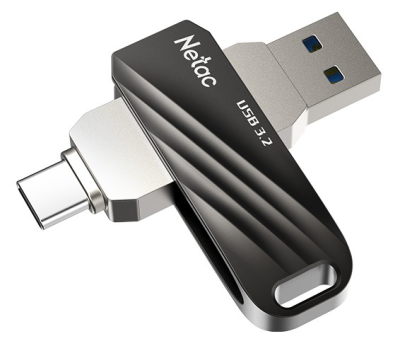 Носитель информации Netac US11 256GB USB3.0+TypeC Dual Flash Drive (NT03US11C-256G-32BK)