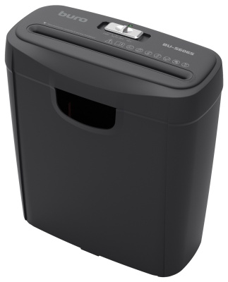 Шредер Buro Home BU-S606S черный (секр.Р-2) ленты 6лист. 11лтр. пл.карты