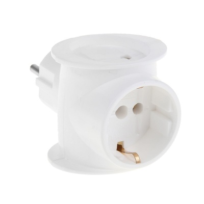 Perfeo сетевой разветвитель "RU POWER", PF_C3361 (3 гнезда, 16А, 1гн/з, 2гн/бз белый (3T1))