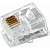 Rexant (05-1012) Разъем телефонный UTP, RJ-14 (6P4C), CAT 3