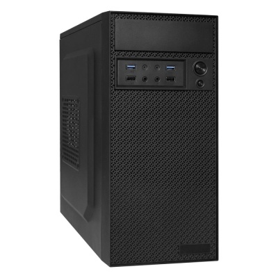 Корпус EXEGATE BAA-109U2 MiniTower ATX MicroATX Цвет черный EX291271RUS