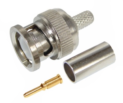 Rexant (05-3003) РАЗЪЁМ  штекер  BNC  RG-6  обжим  (01-001С)
