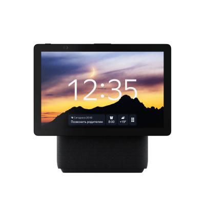 Умная колонка Яндекс Станция Дуо Макс с Алисой, с Zigbee, 60Вт, черный/black, YNDX-00055