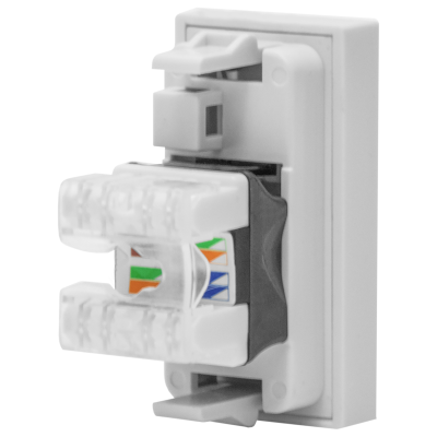 Вставка SNR под модули KeyStone, 1 порт, 45х22,5мм