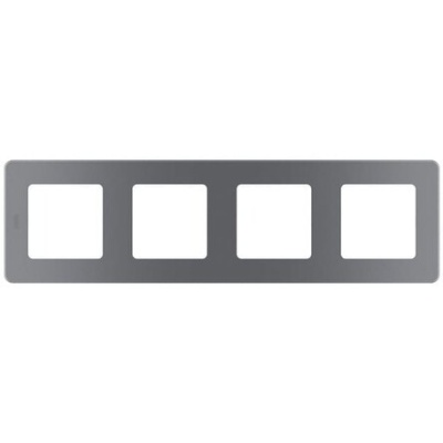 Legrand 673967 Рамка - 4 поста - INSPIRIA - дымчатый