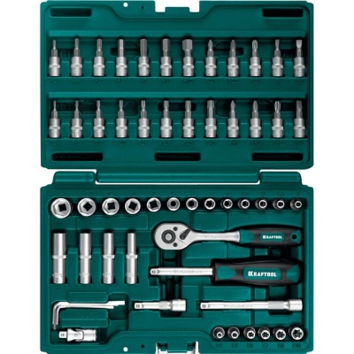 Набор инструмента универсальный X-Drive, 57 предм., (1/4'')