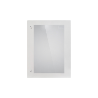 Шкаф настенный 15U с обзорной дверью, IP55, глубина 450мм (охлаждение, контроль климата)