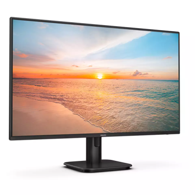 Монитор 27" Philips 27E1N1100A 1920x1080, WLED, 16:9, IPS, 250cd, 1300:1, MID, 4ms, 178/178, VGA, HDMI, 100Hz, Speakers, Tilt, Внутр, VESA, Black, 2y (27E1N1100A/00)