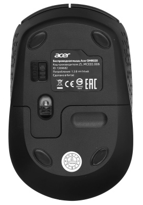 Мышь Acer OMR020 черный оптическая (1200dpi) беспроводная USB (2but)